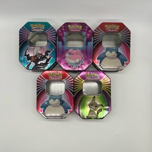 Pokemon Collectible Tin Set (empty)